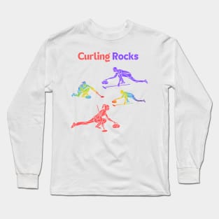 curling rocks Long Sleeve T-Shirt